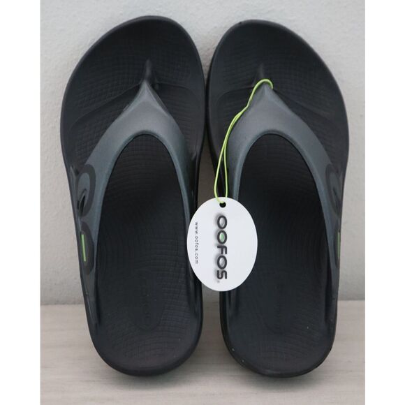 OOFOS Unisex Mens Sz 9 Womens Sz 11 Gray/Black OOriginal Sport Recovery Sandals - Picture 1 of 9
